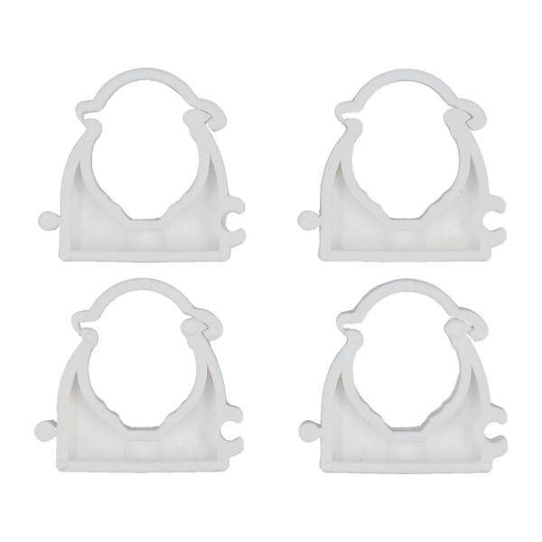 UCHWYTY, KLIPSY MONTAŻOWE, INSTALATORSKIE, ZAMYKANE DO RUR I PRZEWODÓW 20MM 4SZT. 54832