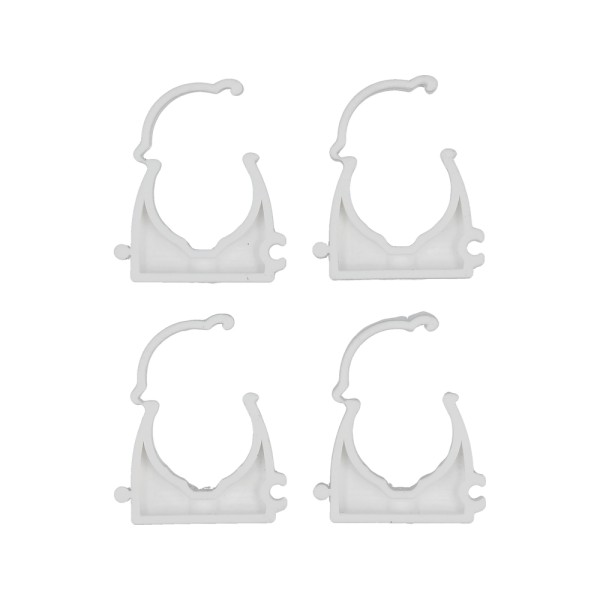 UCHWYTY, KLIPSY MONTAŻOWE, INSTALATORSKIE, ZAMYKANE DO RUR I PRZEWODÓW 25MM 4SZT. 54834