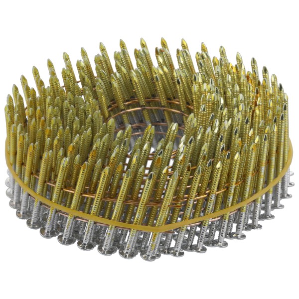 GWOŹDZIE BĘBNOWE DO GWOŹDZIAREK, PIERŚCIENIOWE, OCYNKOWANE, KOLETOWANE 32X2,1MM 7200SZT. 72015