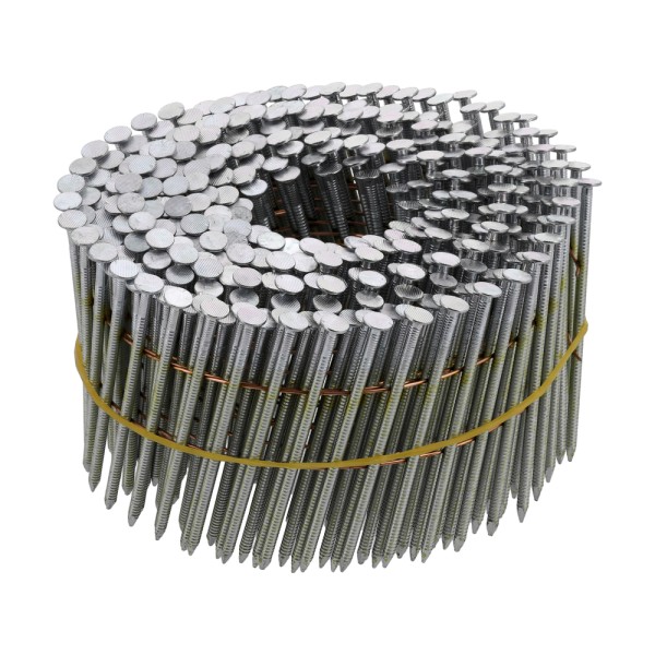 GWOŹDZIE BĘBNOWE DO GWOŹDZIAREK, PIERŚCIENIOWE, OCYNKOWANE, KOLETOWANE 64X2,5MM 3600SZT. 72018