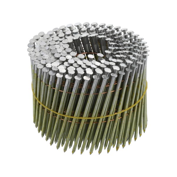 GWOŹDZIE BĘBNOWE DO GWOŹDZIAREK, PIERŚCIENIOWE, OCYNKOWANE, KOLETOWANE 90X2,8MM 3000SZT. 72022