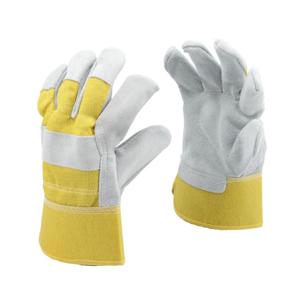 RĘKAWICE BUDOWLANE SKÓRA BYDLĘCA ROZM. 10 74005
