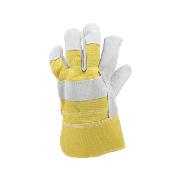 RĘKAWICE BUDOWLANE SKÓRA BYDLĘCA ROZM. 10 74005