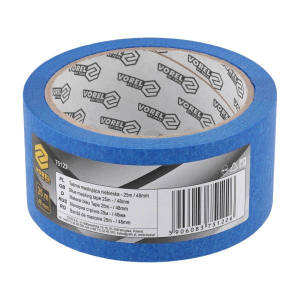 TAŚMA MASKUJĄCA NIEBIESKA 25M/48MM 75122