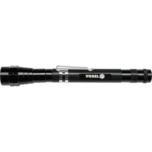 LAMPKA CHWYTAK TELESKOPOWY Z MAGNESEM I 3 DIODAMI 78405