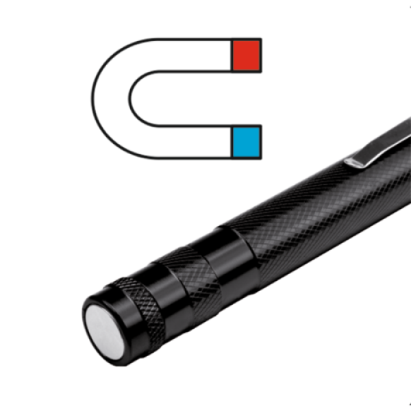 LAMPKA CHWYTAK TELESKOPOWY Z MAGNESEM I 3 DIODAMI 78405