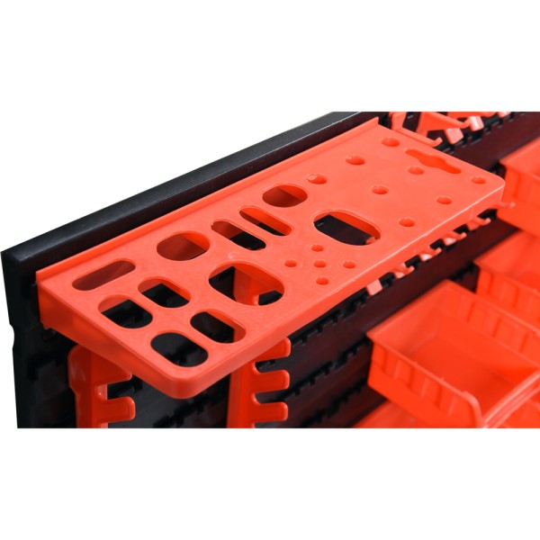 TABLICA NARZĘDZIOWA Z POJEMNIKAMI I UCHWYTAMI. ZESTAW 48 CZĘŚCI 78771