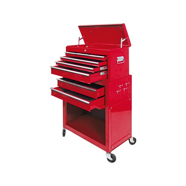 SZAFKA SERWISOWA DWUCZĘŚCIOWA NA KÓŁKACH 107*62*33CM 81830