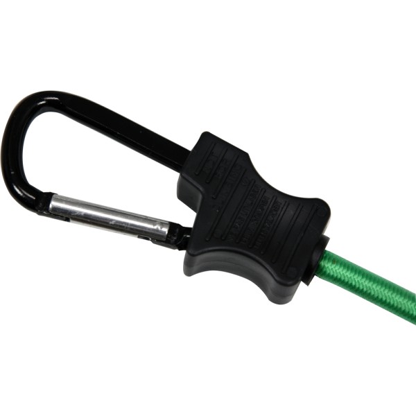 ŚCIĄGACZE ELASTYCZNE Z KARABIŃCZYKIEM/DWIE SZTUKI 100CM/8MM HAKI ALUMINIOWE 82322