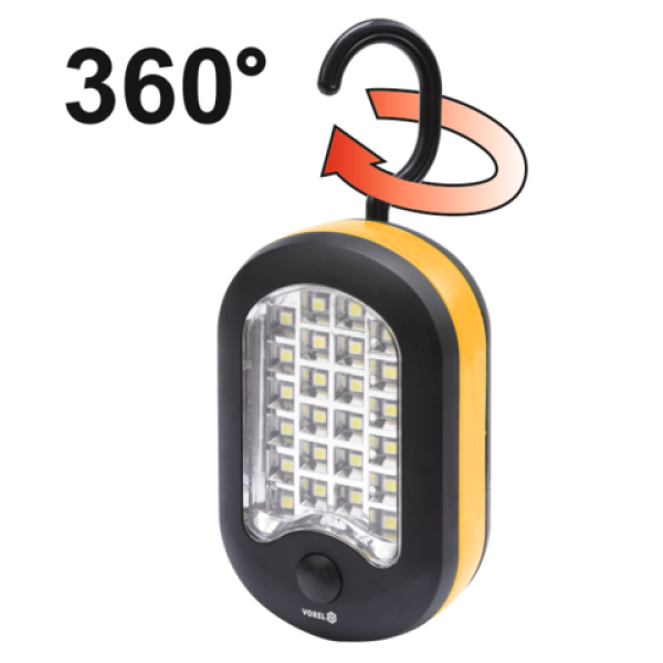 LAMPA RĘCZNA 24+3 LED 82731