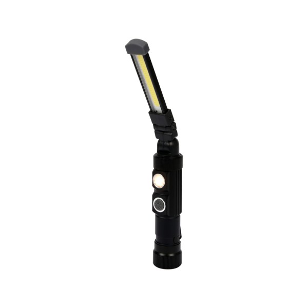 LAMPA WARSZTATOWA COB LED 3W 300LM, LI-ION 3,7V 600MAH, ALUMINIOWA 82734