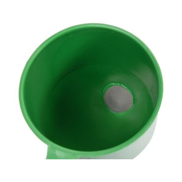 LEJEK SKOŚNY Z SITKIEM ZIELONY 130MM 83018