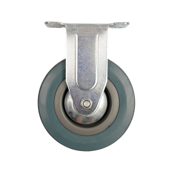 KÓŁKO STAŁE Z SZARĄ GUMĄ 100MM 87353