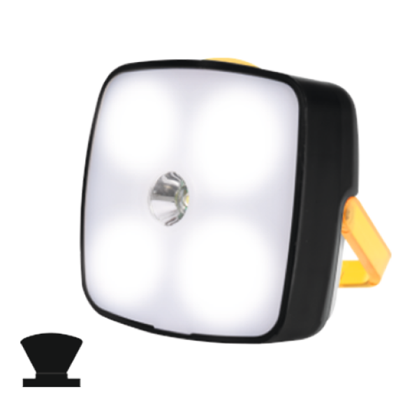 LAMPA CZOŁOWA 3W LED I 4 SMD LED AKU. 88677