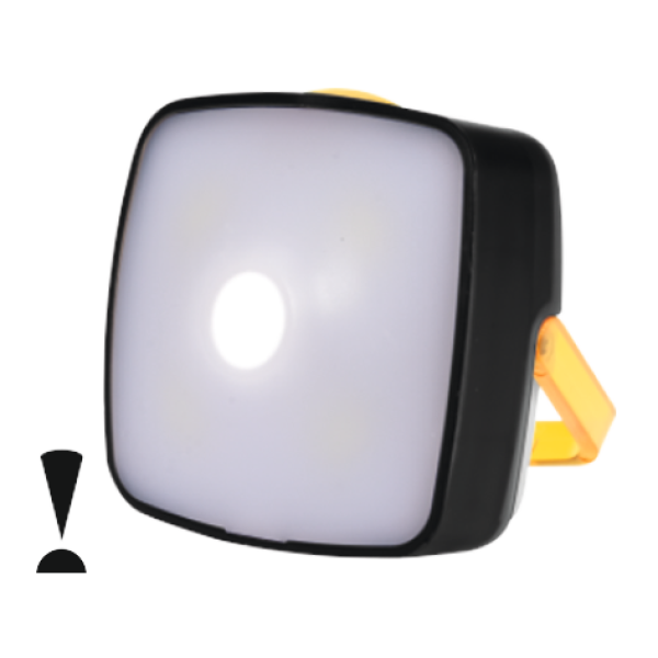 LAMPA CZOŁOWA 3W LED I 4 SMD LED AKU. 88677