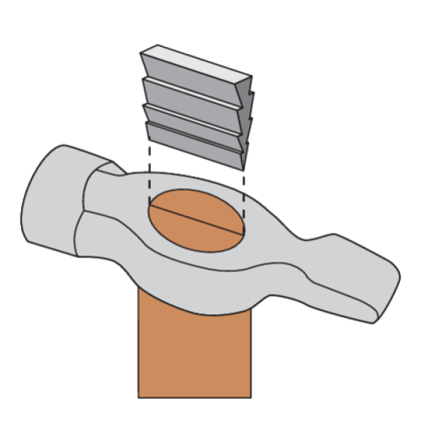 KLINY DO MŁOTKÓW, ZESTAW 10 SZT. 99472