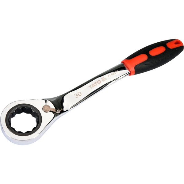 KLUCZ OCZKOWY ODGIĘTY Z GRZECHOTKĄ 30MM YT-02387