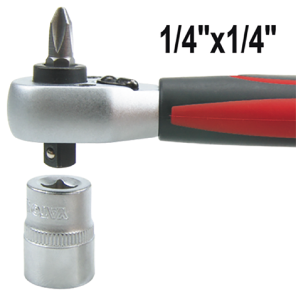 GRZECHOTKA DO BITÓW I NASADEK 1/4X 1/4'' YT-0331