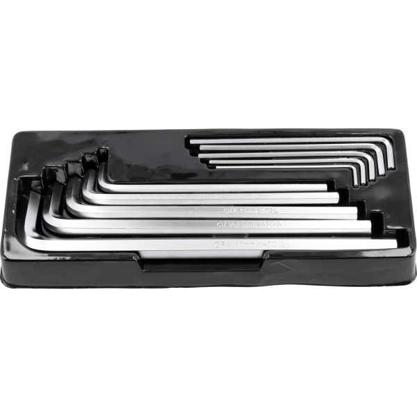 KLUCZE IMBUSOWE, DUŻE 3-17 MM, 10 CZ. YT-0519