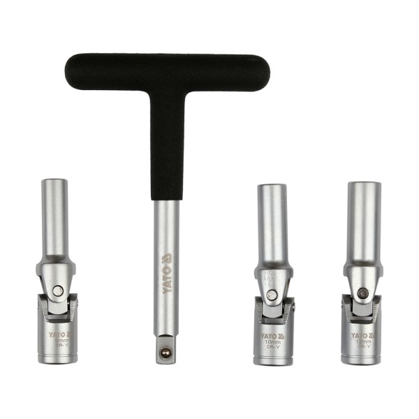 ZESTAW KLUCZY DO ŚWIEC ŻAROWYCH 4 ELEMENTY YT-05347