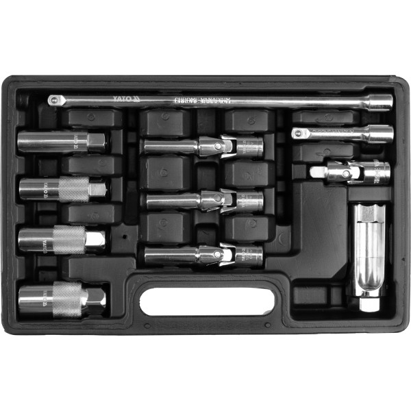 ZESTAW DO ŚWIEC ŻAROWYCH ISKROWYCH I SONDY LAMBDA 11 ELEMENTÓW YT-05348