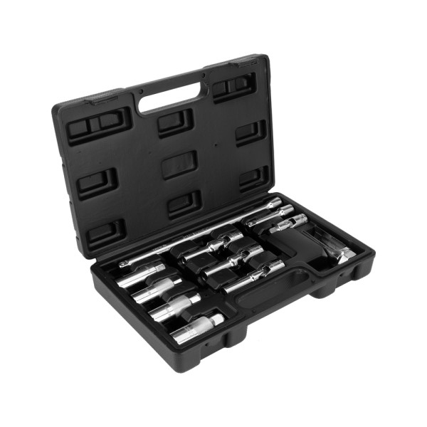 ZESTAW DO ŚWIEC ŻAROWYCH ISKROWYCH I SONDY LAMBDA 11 ELEMENTÓW YT-05348