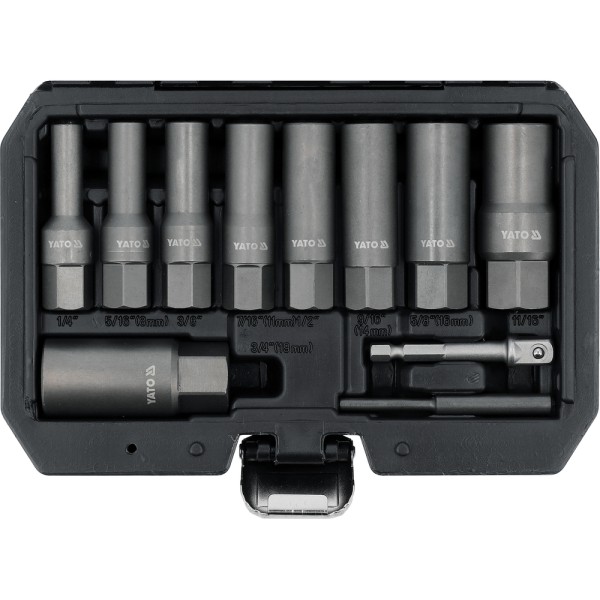 ZESTAW DŁUGICH WYKRĘTAKÓW DO ŚRUB 11 ELEMENTÓW YT-05914