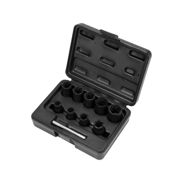 WYKRĘTAKI DO ŚRUB 3/8'', 10-19 MM, ZESTAW 10 SZT. YT-0603