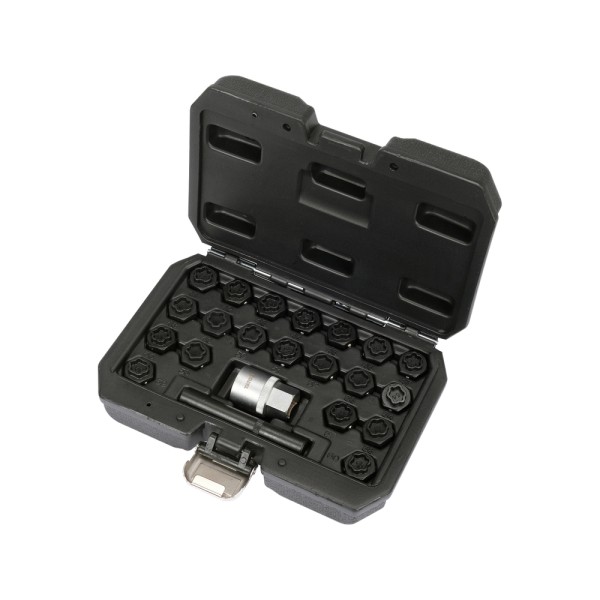 ZESTAW NASADEK DO ŚRUB ZABEZPIECZAJĄCYCH BMW 22 ELEMENTY YT-060303