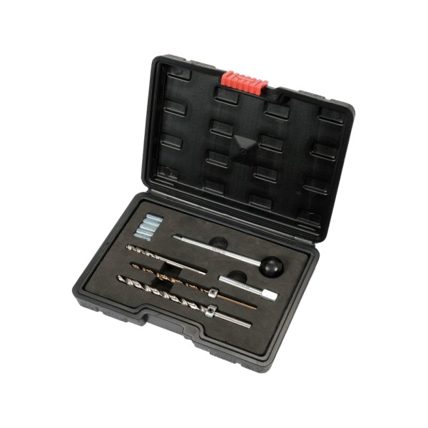 ZESTAW NAPRAWCZY GWINTÓW ŚRUB MOCUJĄCYCH WTRYSKIWACZE 10 ELEMENTÓW YT-06036