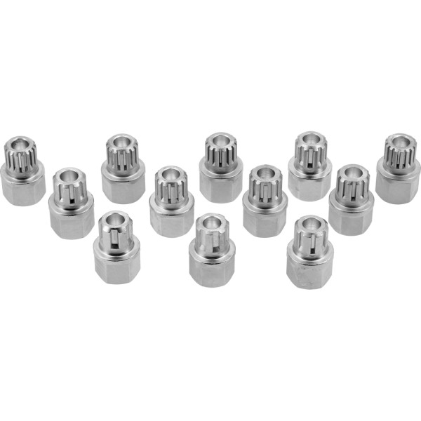 ZESTAW NASADEK DO ŚRUB ZABEZPIECZAJĄCYCH VAG 12 ELEMENTÓW YT-060394