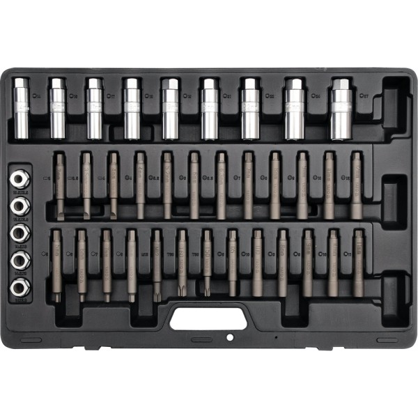 KLUCZE DO MOCOWANIA AMORTYZATORÓW, ZESTAW 39 SZT. YT-0628