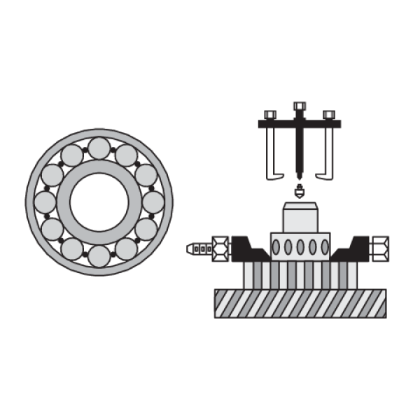 ŚCIĄGACZ DWURAMIENNY I SEPARATOR YT-0641