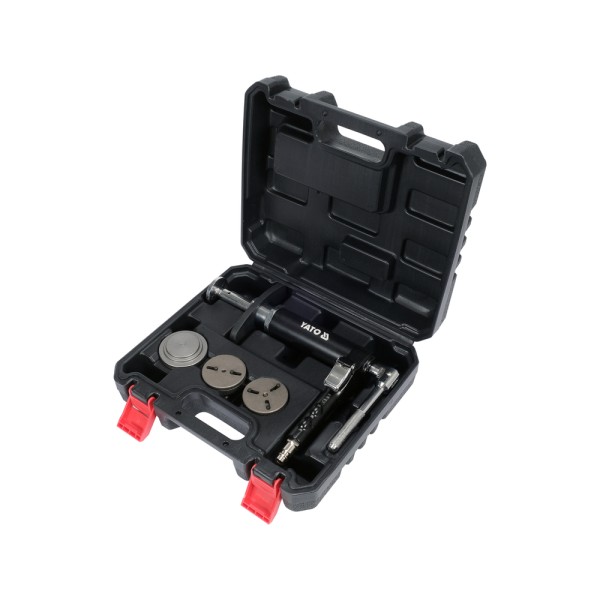 SEPARATORY PNEUMATYCZNE DO ZACISKÓW HAMULCOWYCH KPL 4 SZTUKI. ZAWIERA ADAPTERY UNIWERSALNE 2 I 3 PINOWE YT-06711