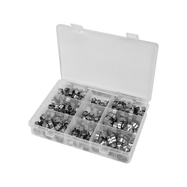 ZESTAW OBEJM ZACISKOWYCH Z UCHEM 170 SZTUK YT-067842