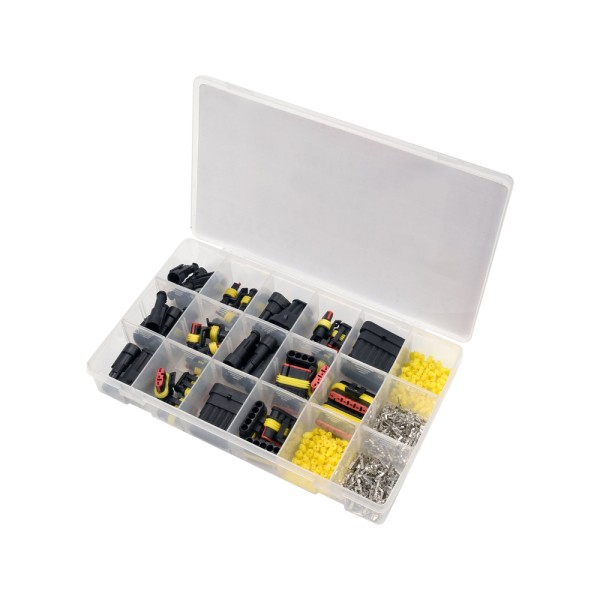 ZESTAW ZŁĄCZY ELEKTRYCZNYCH HERMETYCZNYCH 424 SZT YT-06869