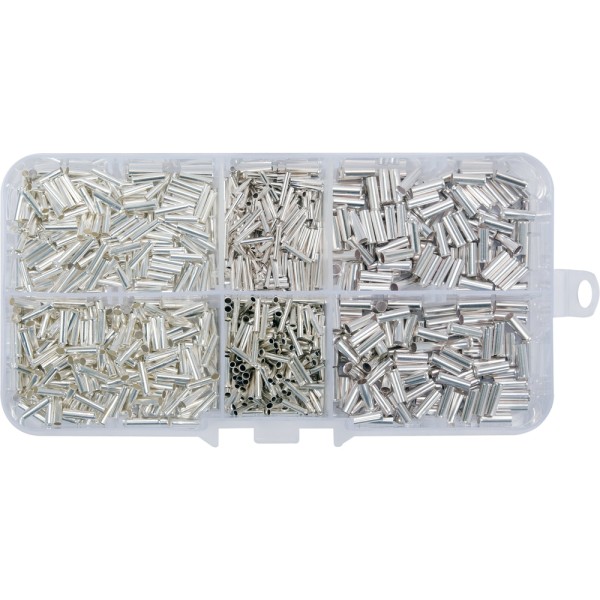 ZESTAW KOŃCÓWEK KABLOWYCH BEZ IZOLACJI  1000 SZT YT-06896