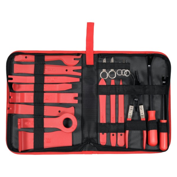 ZESTAW ŚCIĄGACZY DO TAPICERKI I RADIA SAMOCHODOWEGO 19CZ. YT-08442