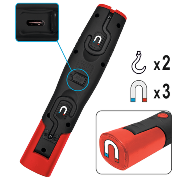 LAMPA WARSZTATOWA 30+7 LED YT-08507