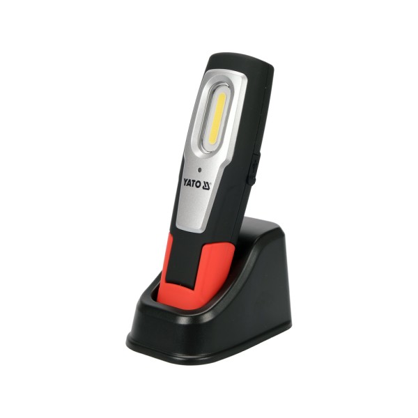 LAMPA WARSZTATOWA 6W COB, 600LM + 250LM, LI-ION 3.7V 2600MAH, IK07, IP54, CRI80 YT-08558