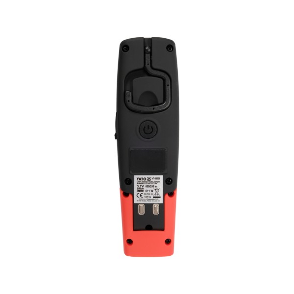 LAMPA WARSZTATOWA 6W COB, 600LM + 250LM, LI-ION 3.7V 2600MAH, IK07, IP54, CRI80 YT-08558