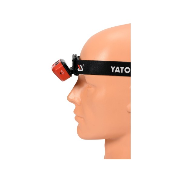 LATARKA CZOŁOWA 480LM AKU, CZUJNIK RUCHU, LI-ION 3,7V 1400MAH, IP54, PŁYNNA REGULACJA ŚWIATŁA YT-08592