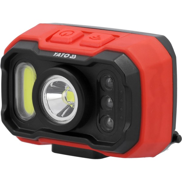 LATARKA CZOŁOWA 1000LM AKU, CZUJNIK RUCH YT-085942