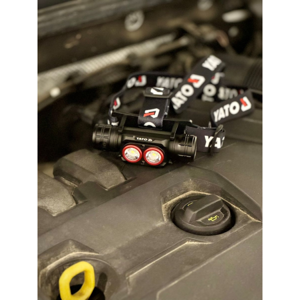 LATARKA CZOŁOWA 3000LM, AKU YT-085943