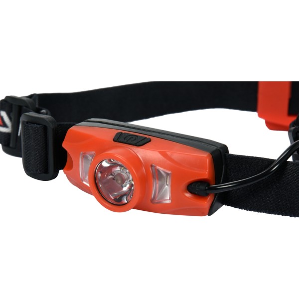 LATARKA CZOŁOWA 500LM 3XAAA, IP44, ŚWIATŁO BIAŁE, NIEBIESKIE I CZERWONE YT-08595