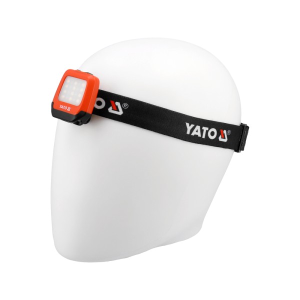 LATARKA CZOŁOWA I NA CZAPKĘ Z DASZKIEM 2W1 200LM YT-08598