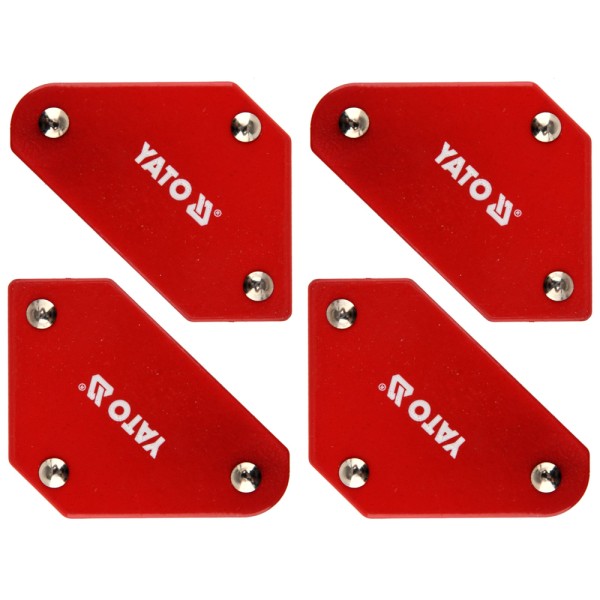 ZESTAW SPAWALNICZYCH KĄTOWNIKÓW MAGNETYCZNYCH MINI 4 SZT. YT-08677