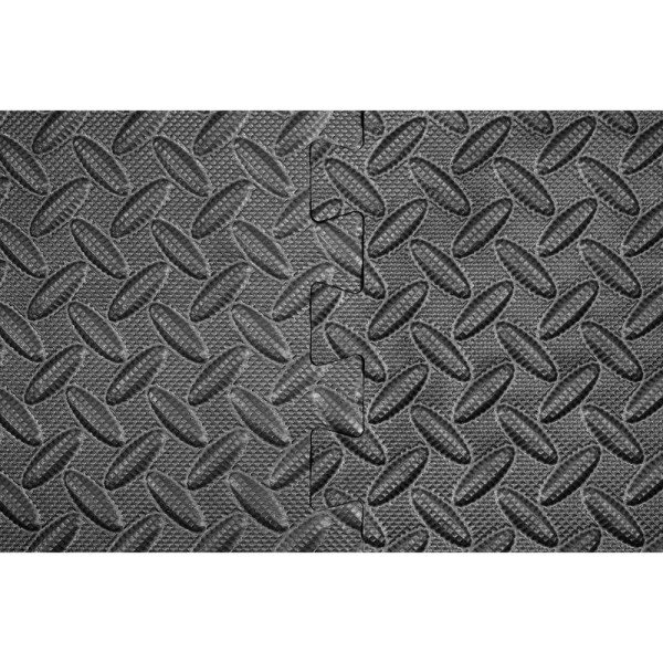 ZESTAW MAT OCHRONNYCH WARSZTAT/FITNESS. ZAWIERA 6 SZTUK 60X60CM 12MM GRUBOŚCI YT-08780