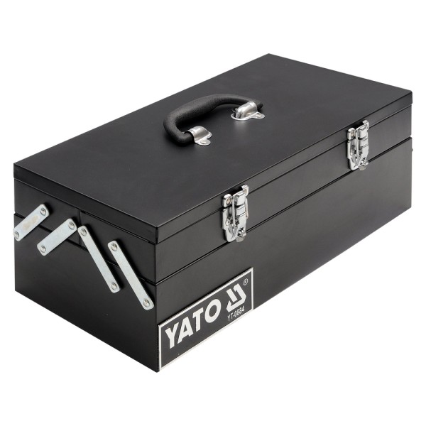 SKRZYNKA NARZĘDZIOWA, METALOWA 460X200X180 MM YT-0884