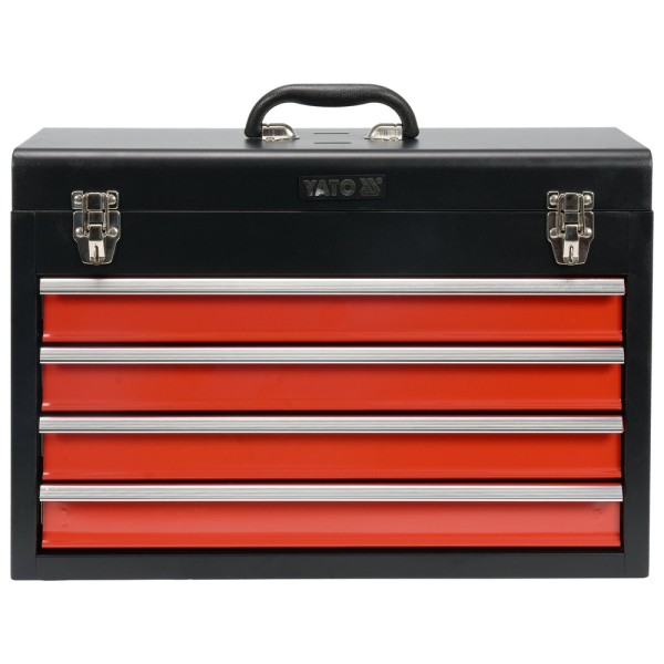 SKRZYNKA NARZĘDZIOWA 4 SZUFLADY YT-08874
